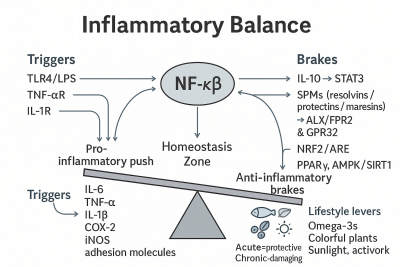 Inflammatory balance icon